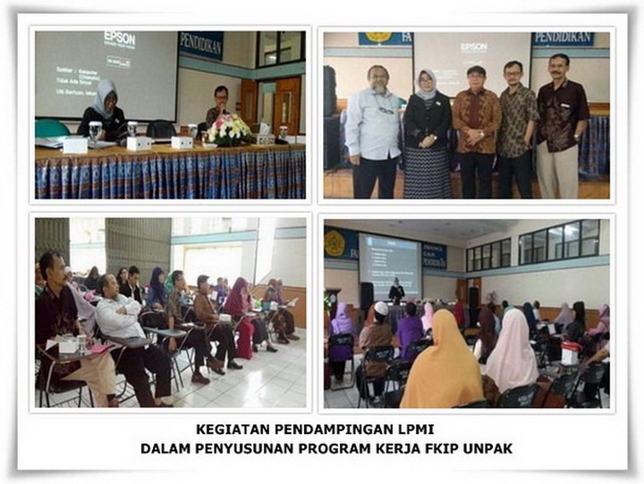 Kegiatan Pendampingan LPMI Dalam Penyusunan Program FKIP Unpak 