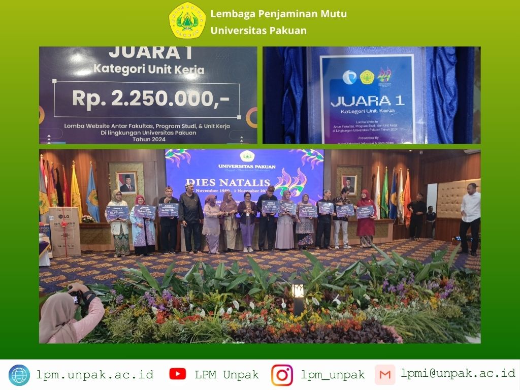 Juara Lomba Website Kategori Unit Kerja