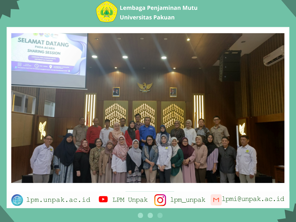Sharing Session Pengembangan UPMF/PS/L Universitas Pakuan