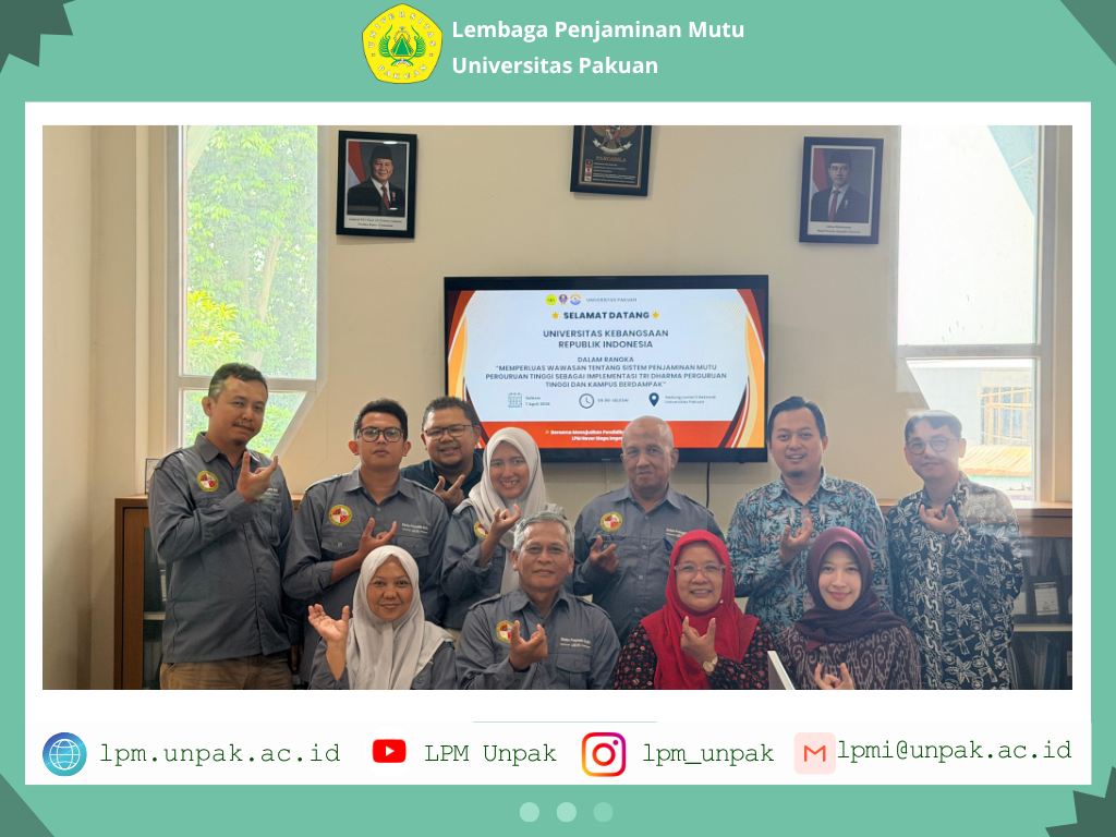 Penerimaan Kunjungan Studi Banding dari Universitas Kebangsaan Republik Indonesia (UKRI) di Universitas Pakuan – 7 April 2026