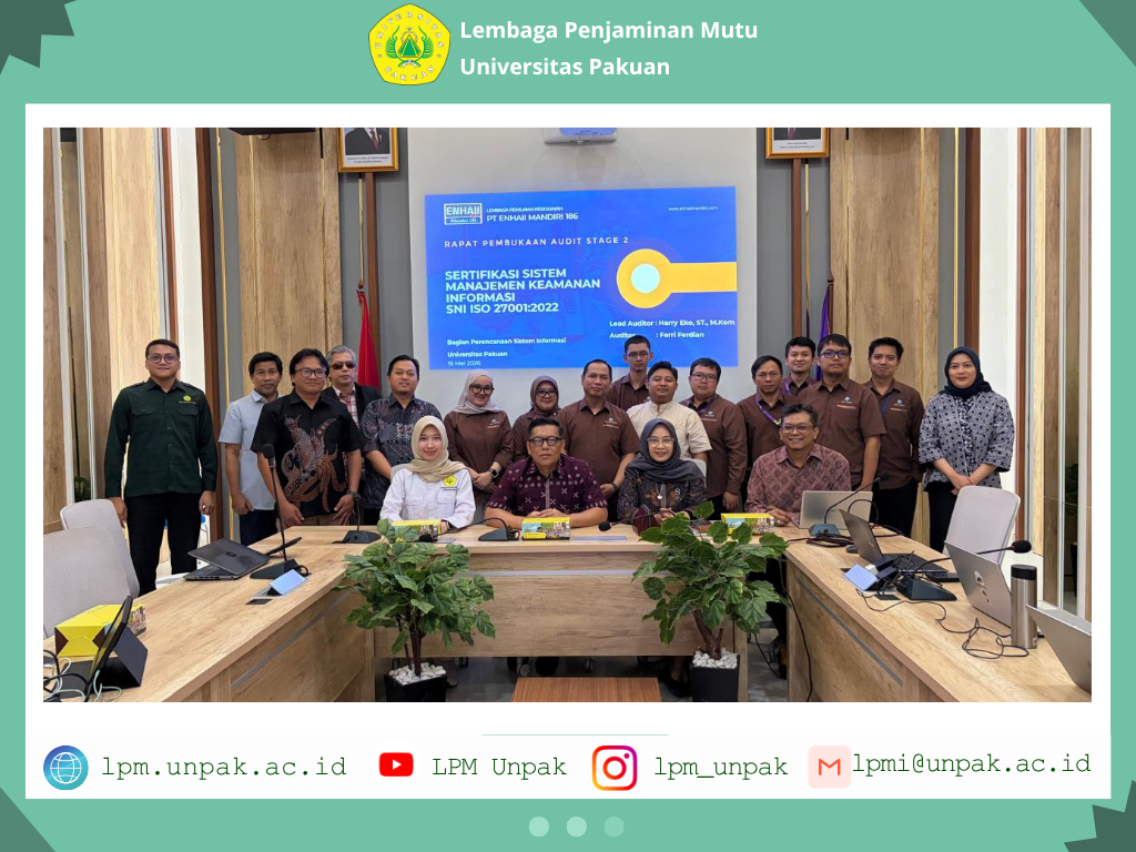 Audit ISO 27001:2022 (BPSI) - 8 Juni 2026