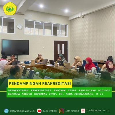 Pendampingan Reakreditasi Program Studi Pendidikan Biologi